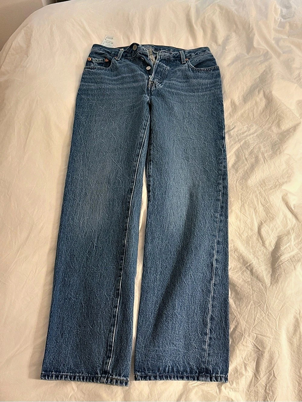 Levi's Straight Leg Jeans Blue Waist 25 Length 30